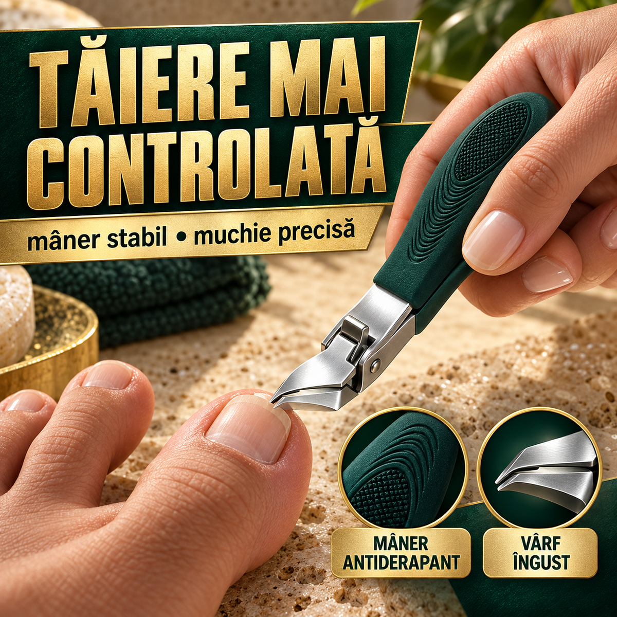 Unghieră Pentru Unghii Groase NailClip™