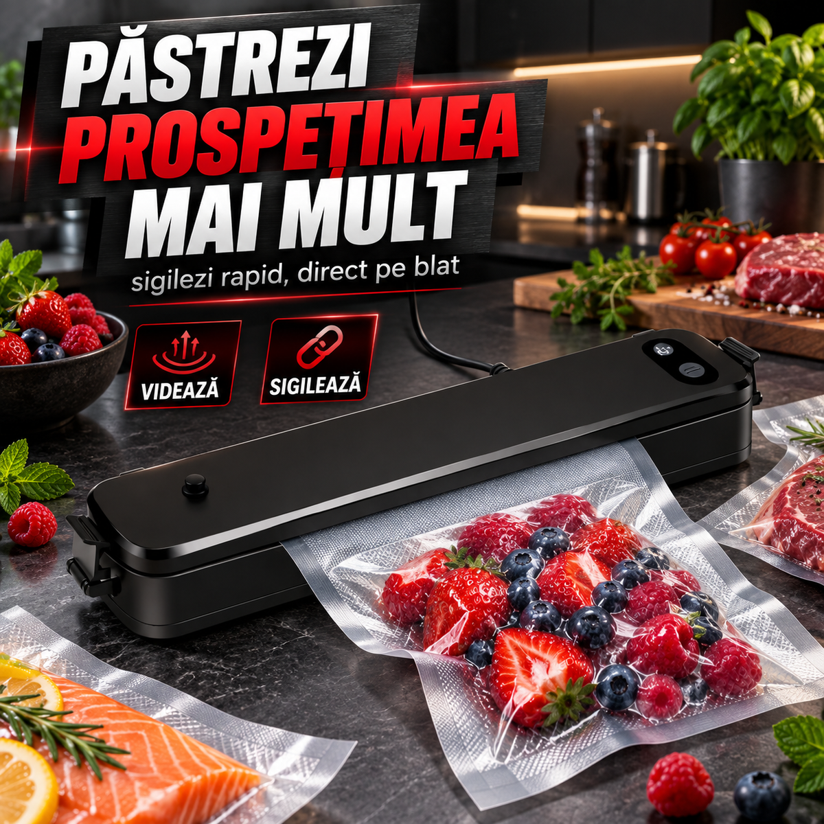 Aparat De Vidat Alimente FreshSeal™