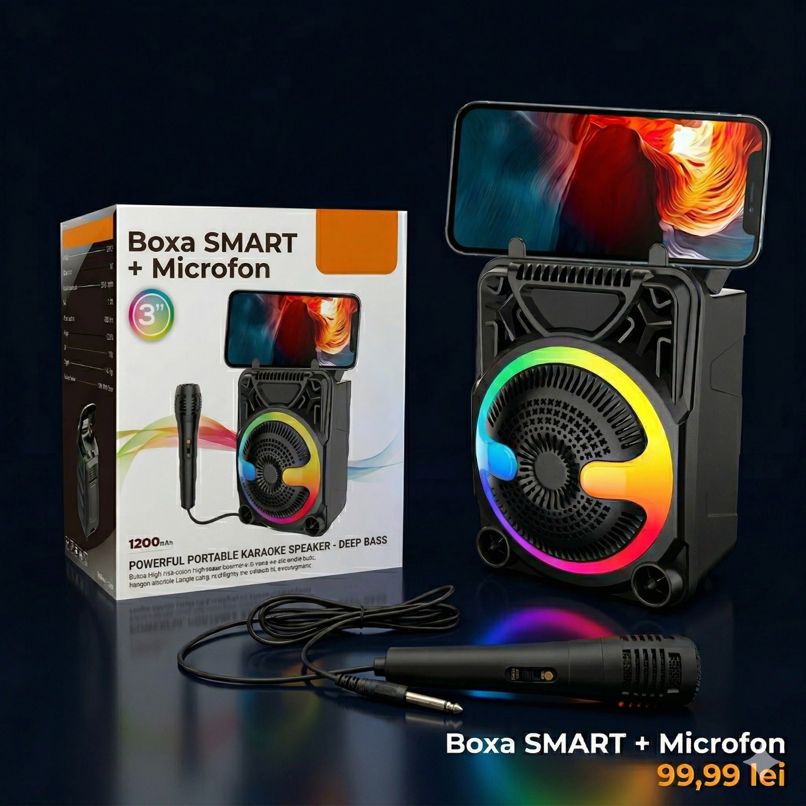 Boxa RGB Smart + Microfon