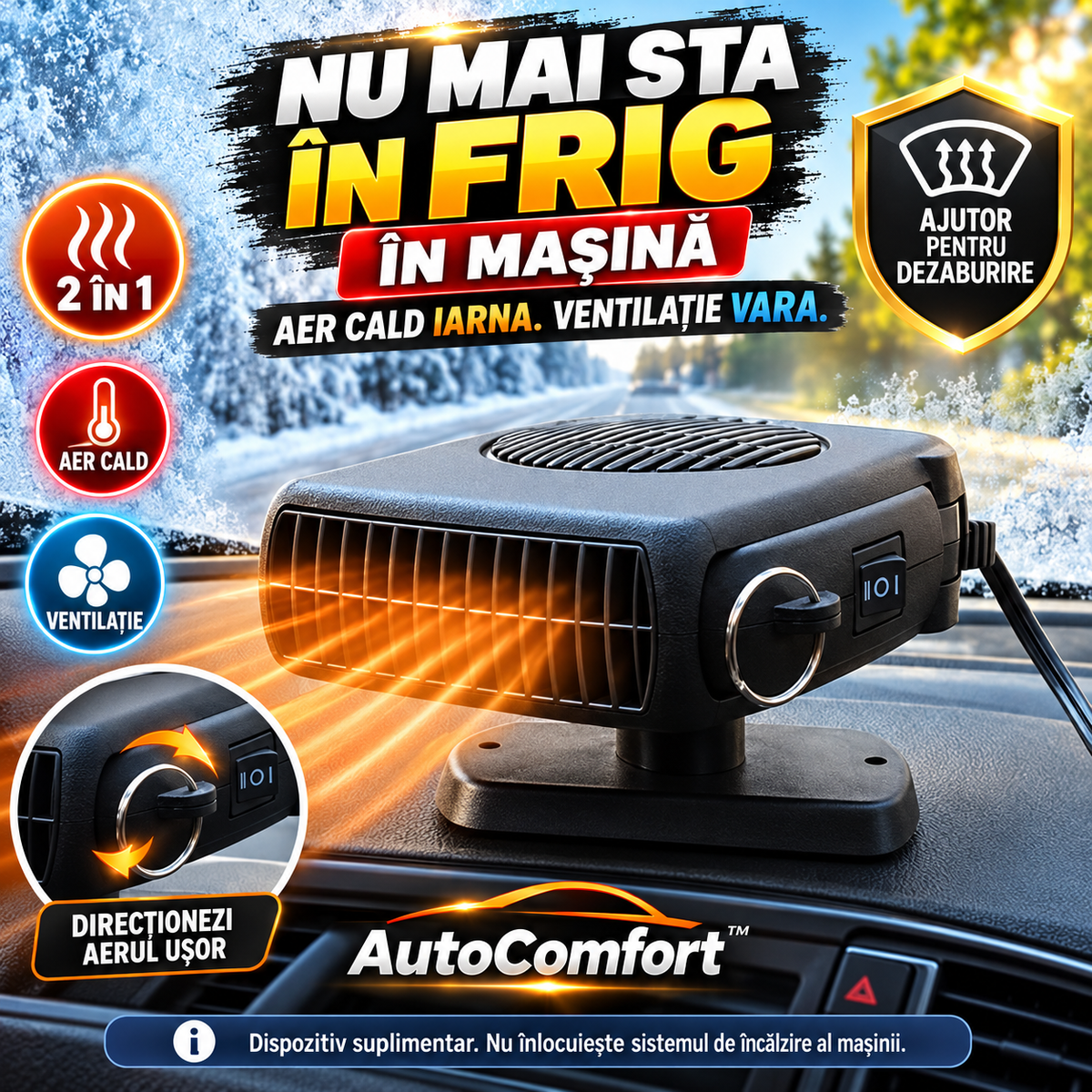 Aerotermă Auto 2 În 1 AutoComfort™