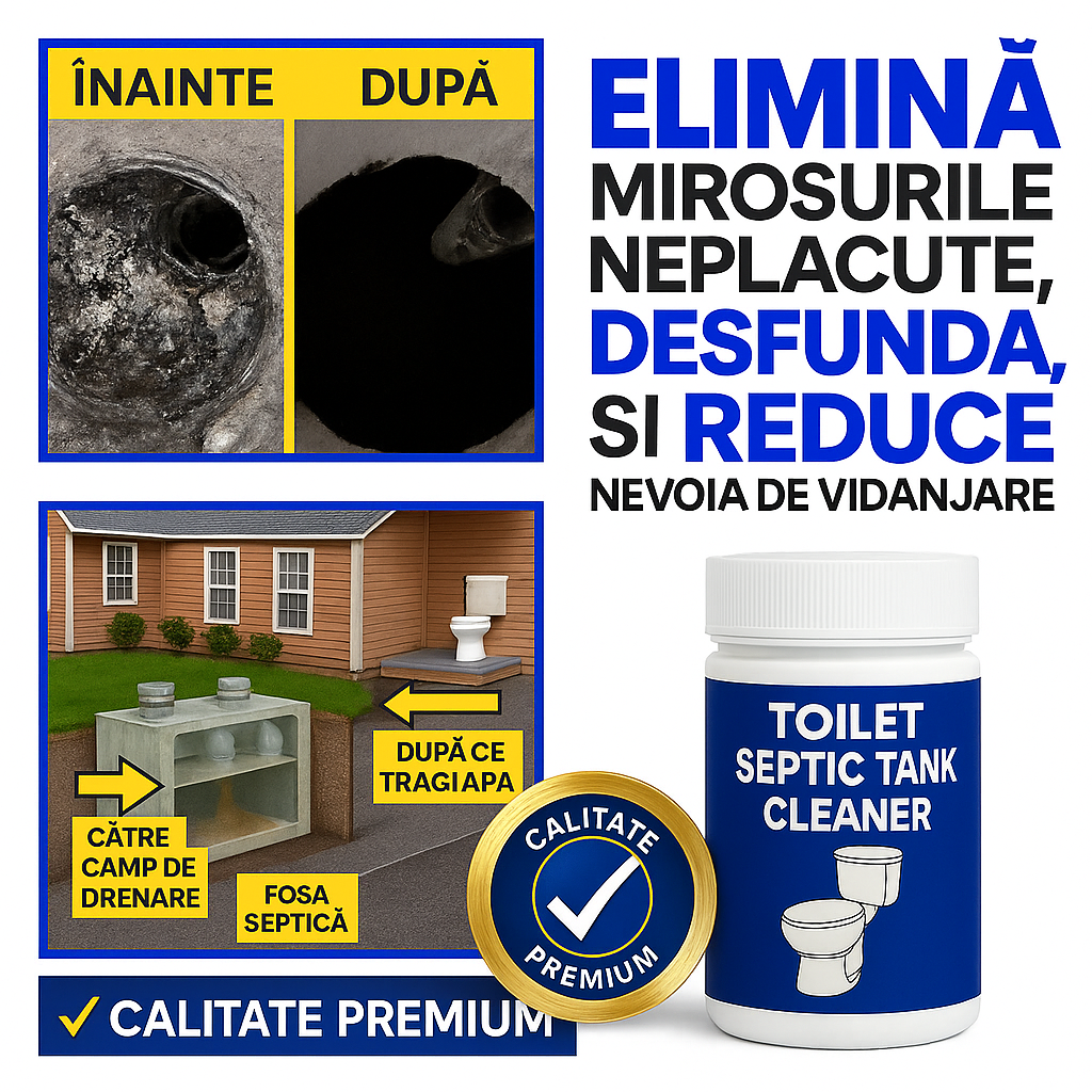 Pudră Fosă Septică 1+1 Gratis