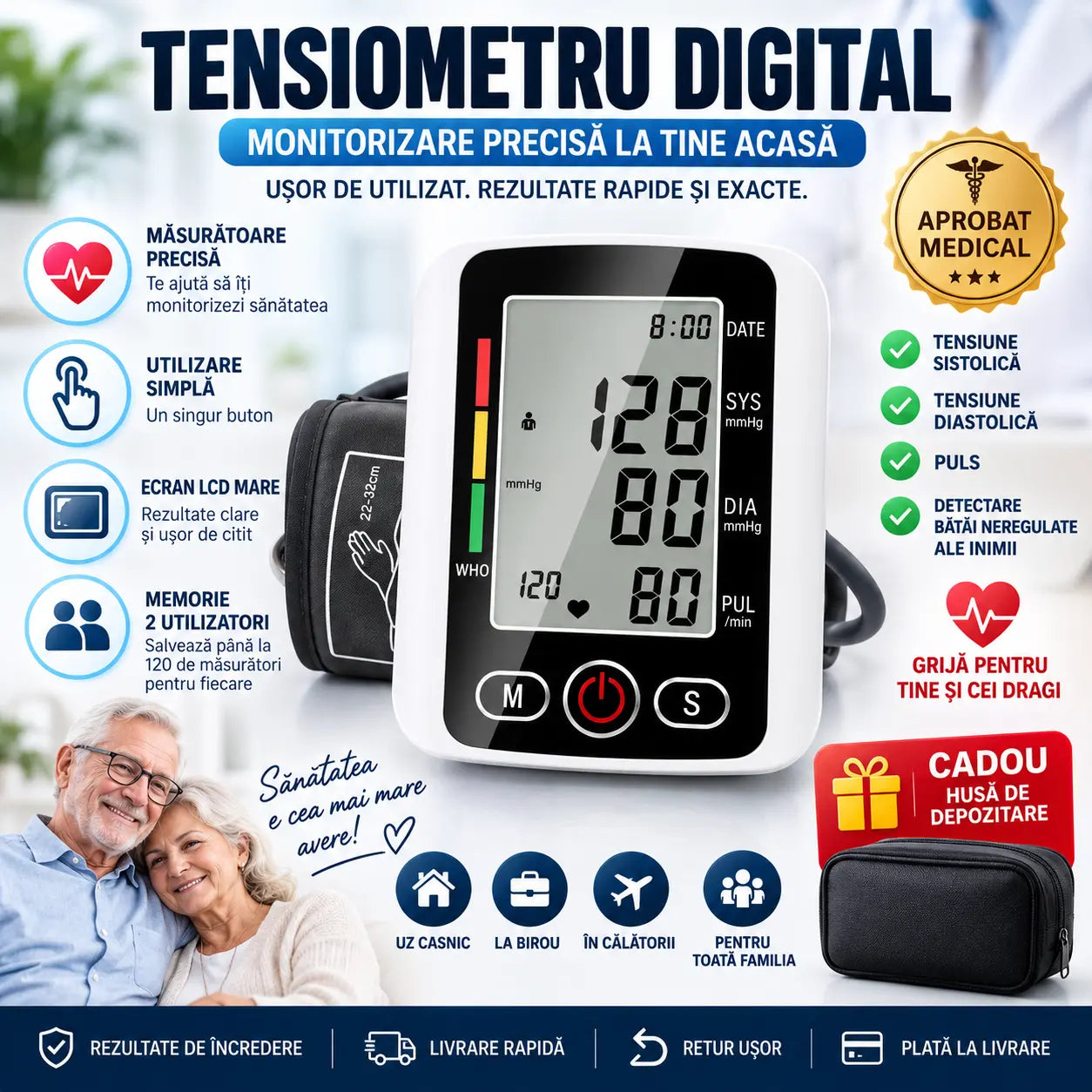 Tensiometru Electronic de Braț