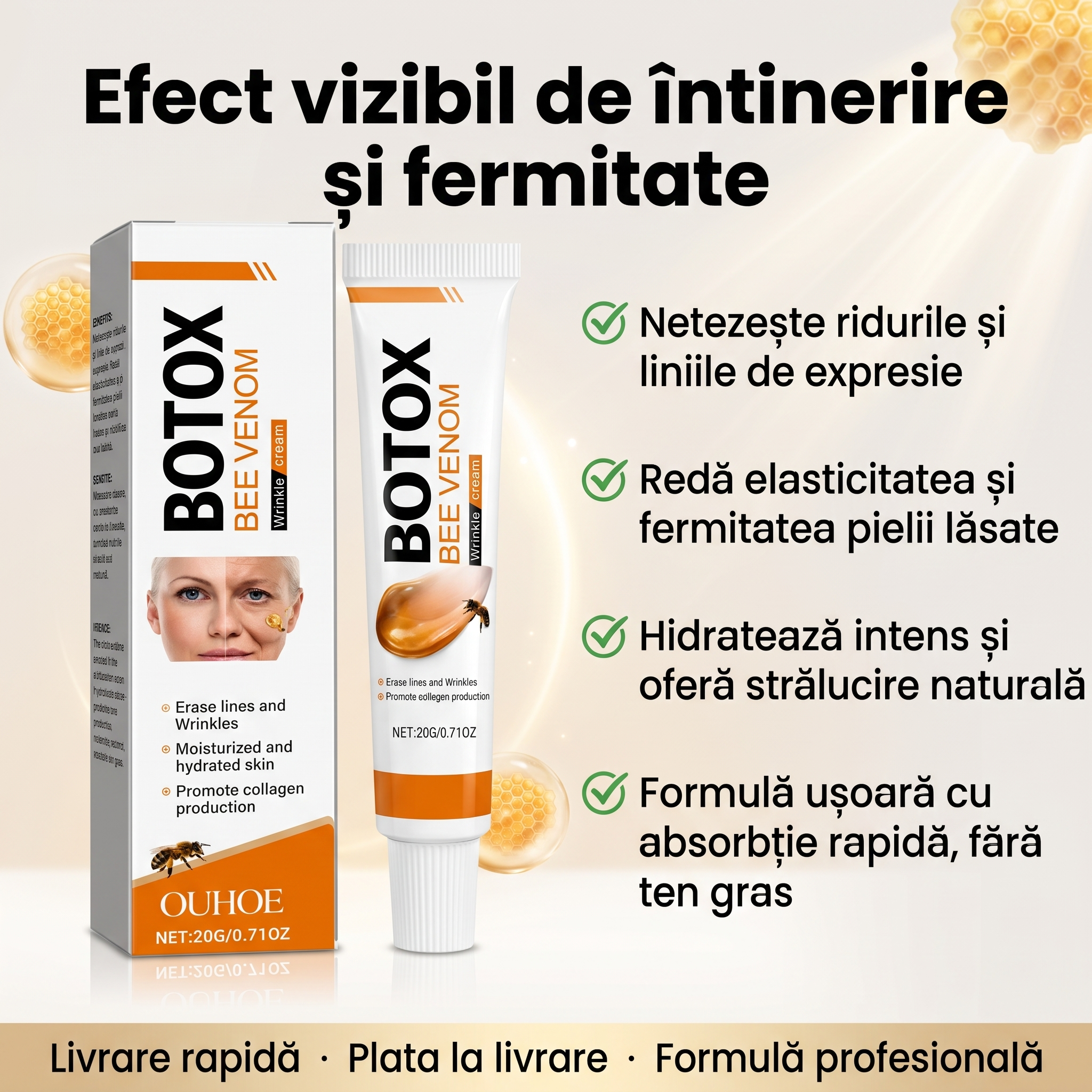 Elixir Botox cu Venin de Albine – Reduce Vizibil Ridurile