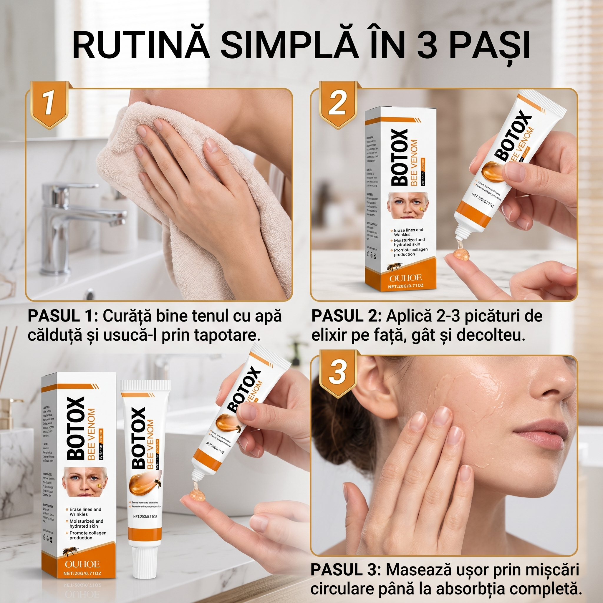 Elixir Botox cu Venin de Albine – Reduce Vizibil Ridurile