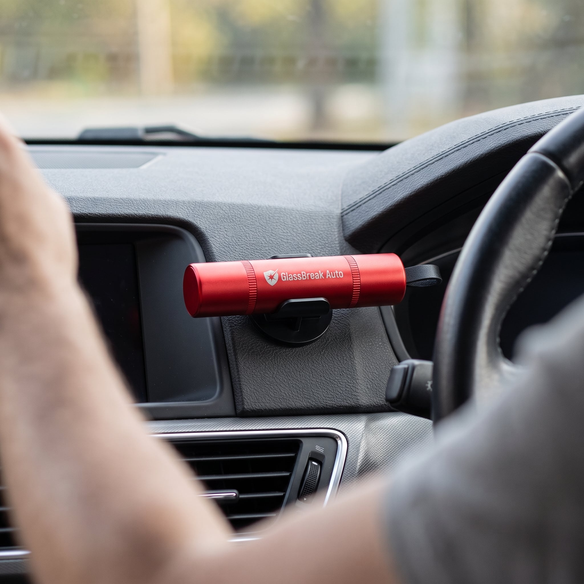 SafePunch Auto - Spărgător Geam și Tăietor Centură