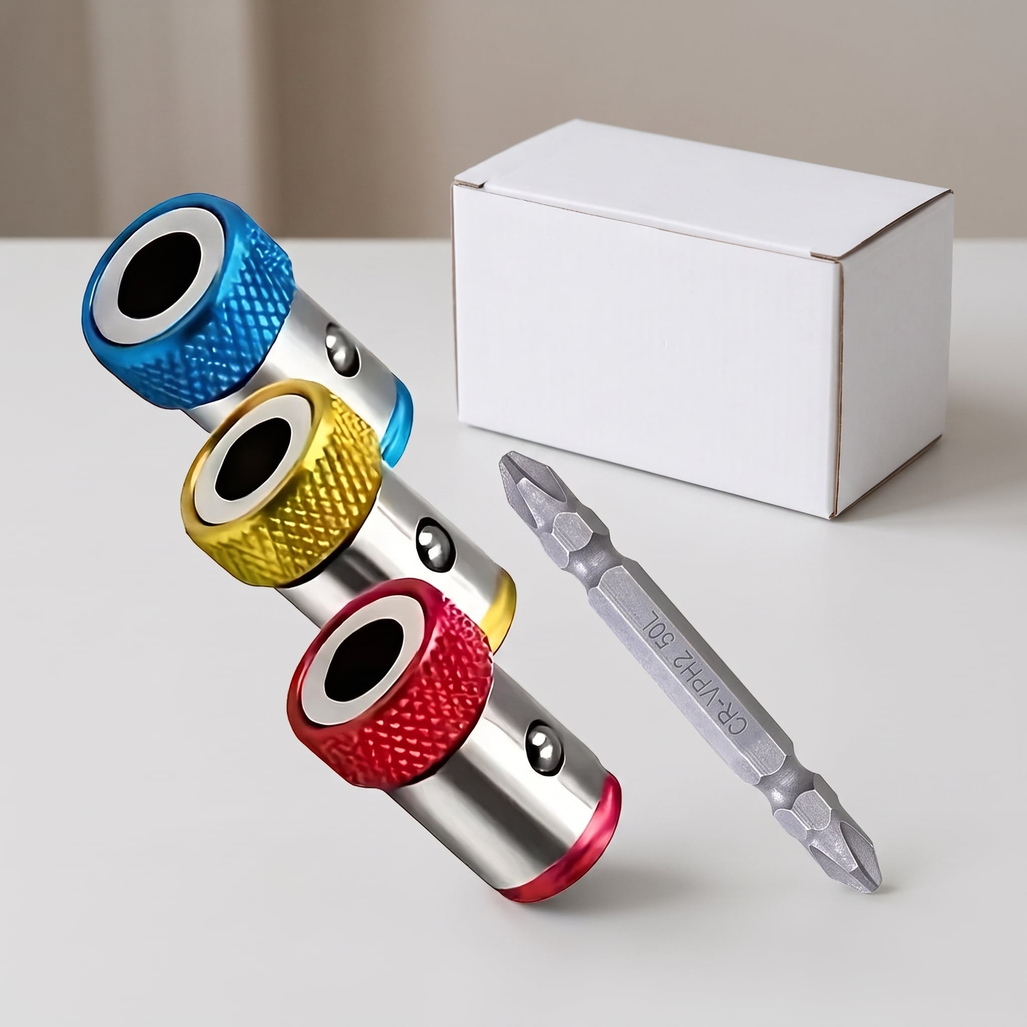Set 3 Inele Magnetice Anti-Cădere FixMag pentru Bormașină