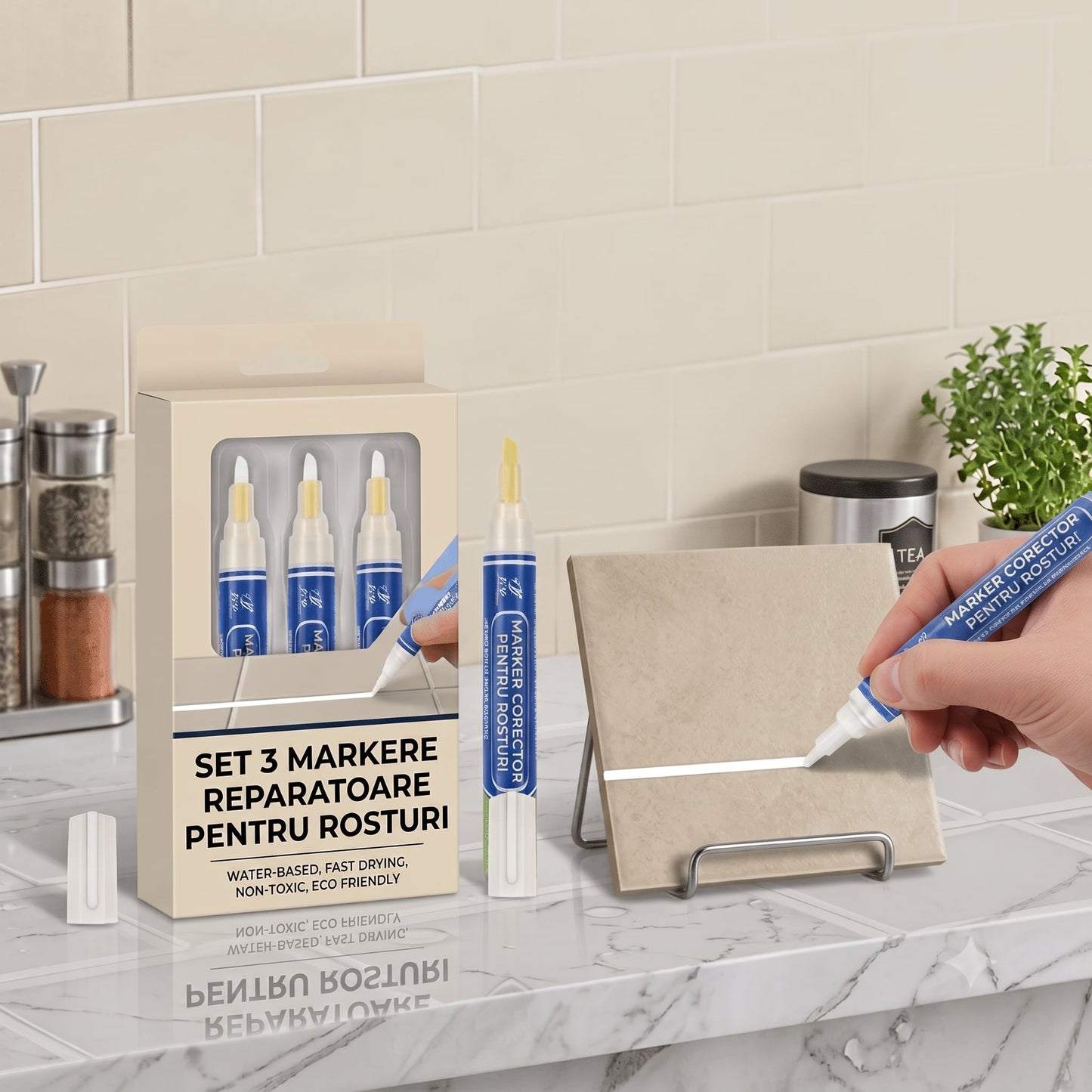 Set 3 Markere pentru Rosturi Impecabile