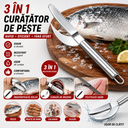Curățător Pește 3 în 1 FishClean™